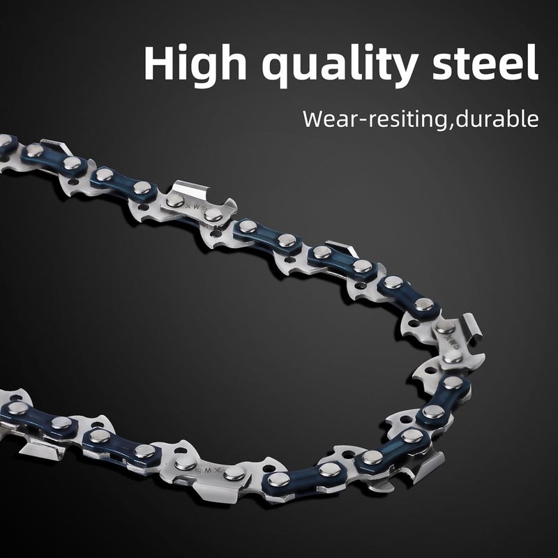 GSSHBR 5 Pack 18 Inch Chainsaw Chain 68 Drive Links .063" Gauge, .325" Pitch Replacement MS250, MS251, MS251C, MS 250 251, 3639 005 0068 Replacement L68, 26RM3 68 - Image 4